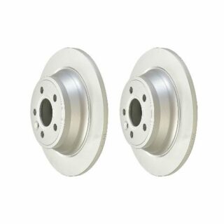 Rear Geomet Coated Anti Rust Brake Rotor Set of 2