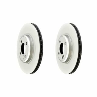 Front Geomet Coated Anti Rust Brake Rotor Set of 2