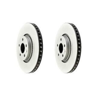 Front Geomet Coated Anti Rust Brake Rotor Set of 2