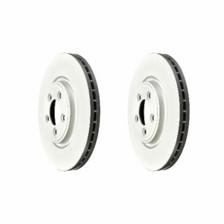 Front Geomet Coated Anti Rust Brake Rotor Set of 2