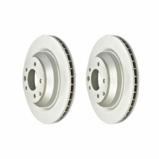 Rear Geomet Coated Anti Rust Brake Rotor Set of 2