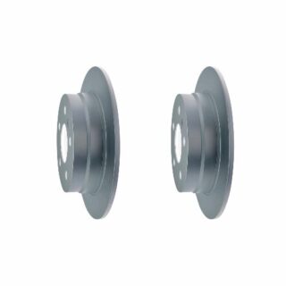Rear Geomet Coated Anti Rust Brake Rotor Set of 2