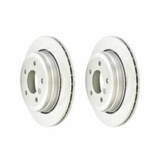 Rear Geomet Coated Anti Rust Brake Rotor Set of 2