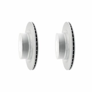 Rear Geomet Coated Anti Rust Brake Rotor Set of 2