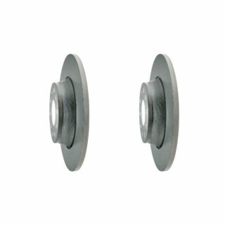 Rear Geomet Coated Anti Rust Brake Rotor Set of 2