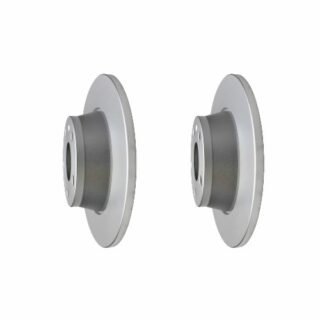 Rear Geomet Coated Anti Rust Brake Rotor Set of 2