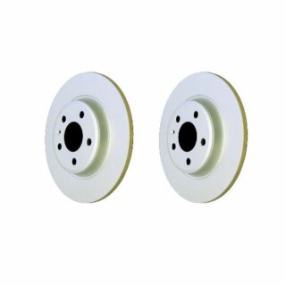 Rear Geomet Coated Anti Rust Brake Rotor Set of 2