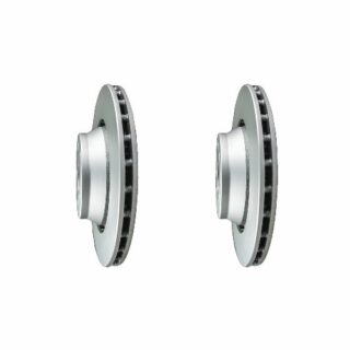 Rear Geomet Coated Anti Rust Brake Rotor Set of 2