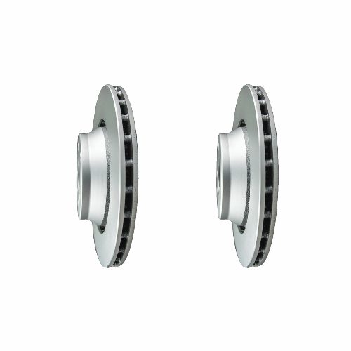 Rear Geomet Coated Anti Rust Brake Rotor Set of 2