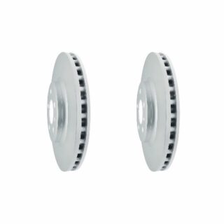 Front Geomet Coated Anti Rust Brake Rotor Set of 2
