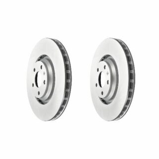 Front Geomet Coated Anti Rust Brake Rotor Set of 2