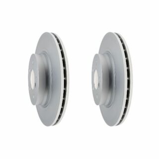 Rear Geomet Coated Anti Rust Brake Rotor Set of 2