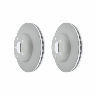 Front Geomet Coated Anti Rust Brake Rotor Set of 2