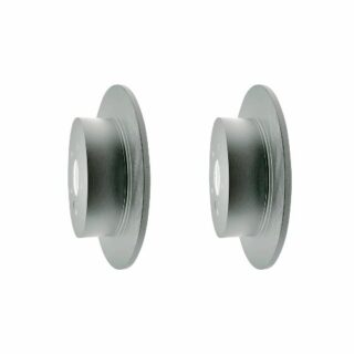 Rear Geomet Coated Anti Rust Brake Rotor Set of 2