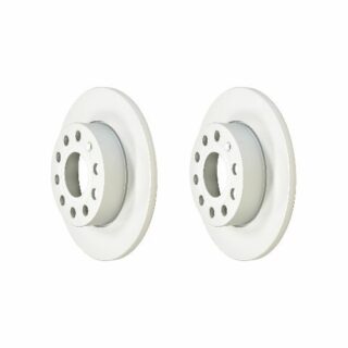 Rear Geomet Coated Anti Rust Brake Rotor Set of 2