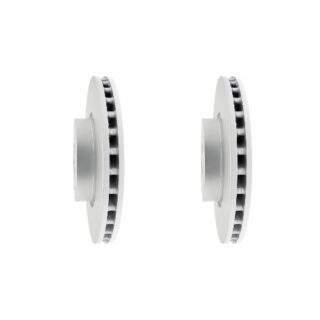 Front Geomet Coated Anti Rust Brake Rotor Set of 2