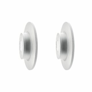 Rear Geomet Coated Anti Rust Brake Rotor Set of 2