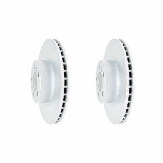 Front Geomet Coated Anti Rust Brake Rotor Set of 2