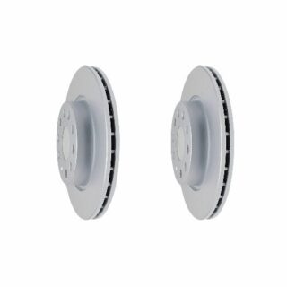 Front Geomet Coated Anti Rust Brake Rotor Set of 2