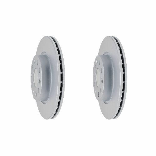 Front Geomet Coated Anti Rust Brake Rotor Set of 2