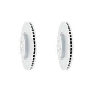 Front Geomet Coated Anti Rust Brake Rotor Set of 2