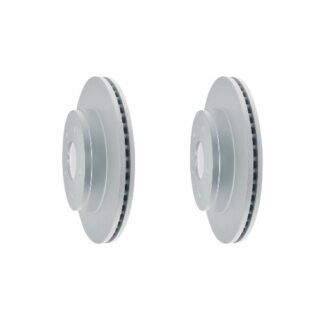 Front Geomet Coated Anti Rust Brake Rotor Set of 2