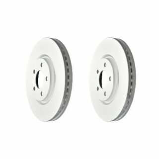 Front Geomet Coated Anti Rust Brake Rotor Set of 2