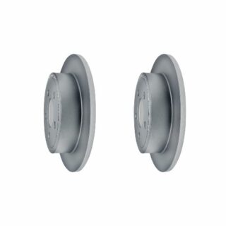 Rear Geomet Coated Anti Rust Brake Rotor Set of 2
