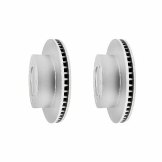 Front Geomet Coated Anti Rust Brake Rotor Set of 2