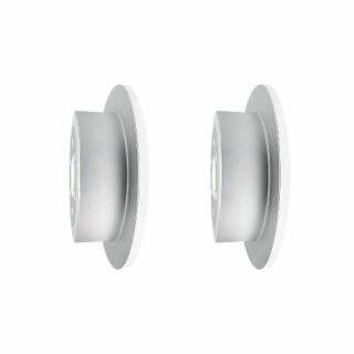 Rear Geomet Coated Anti Rust Brake Rotor Set of 2