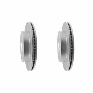 Front Geomet Coated Anti Rust Brake Rotor Set of 2