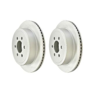 Rear Geomet Coated Anti Rust Brake Rotor Set of 2