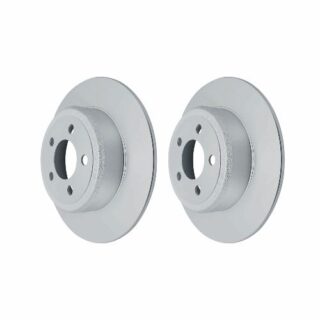 Rear Geomet Coated Anti Rust Brake Rotor Set of 2