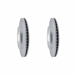 Front Geomet Coated Anti Rust Brake Rotor Set of 2