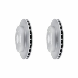 Front Geomet Coated Anti Rust Brake Rotor Set of 2