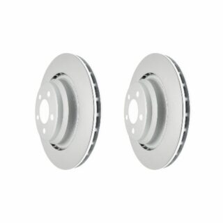 Rear Geomet Coated Anti Rust Brake Rotor Set of 2