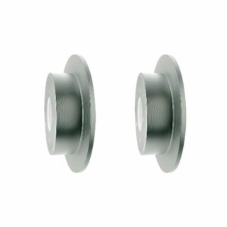 Rear Geomet Coated Anti Rust Brake Rotor Set of 2