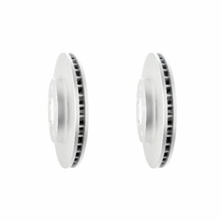 Front Geomet Coated Anti Rust Brake Rotor Set of 2