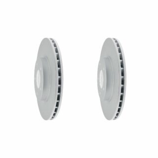 Front Geomet Coated Anti Rust Brake Rotor Set of 2