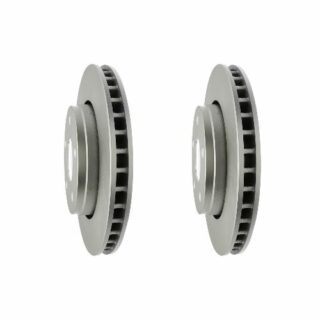 Front Geomet Coated Anti Rust Brake Rotor Set of 2