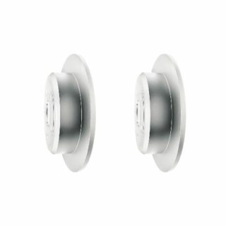 Rear Geomet Coated Anti Rust Brake Rotor Set of 2