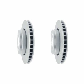 Front Geomet Coated Anti Rust Brake Rotor Set of 2