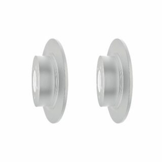 Rear Geomet Coated Anti Rust Brake Rotor Set of 2