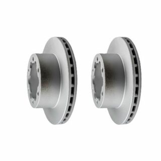 Rear Geomet Coated Anti Rust Brake Rotor Set of 2
