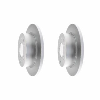 Rear Geomet Coated Anti Rust Brake Rotor Set of 2