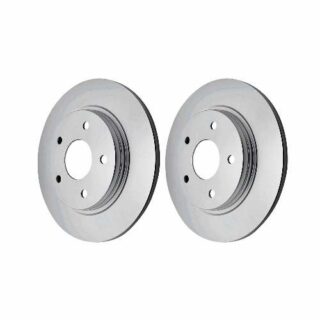 Rear Geomet Coated Anti Rust Brake Rotor Set of 2