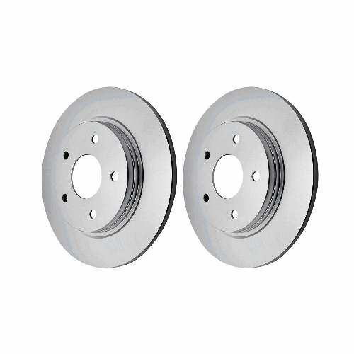 Rear Geomet Coated Anti Rust Brake Rotor Set of 2