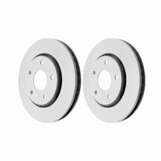 Front Geomet Coated Anti Rust Brake Rotor Set of 2