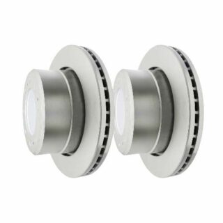 Rear Geomet Coated Anti Rust Brake Rotor Set of 2