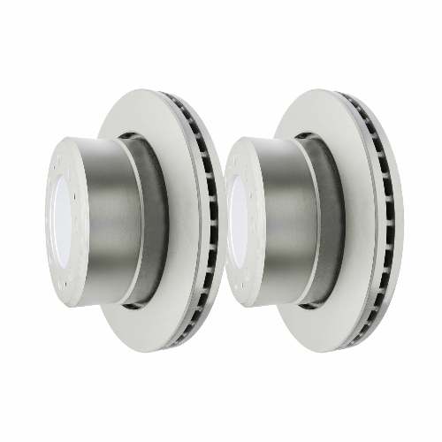Rear Geomet Coated Anti Rust Brake Rotor Set of 2